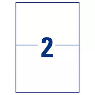 Avery Zweckform etikety 210mm x 148mm, A4, matné, bílé, 2 etikety, velmi odolné, baleno po 20 ks, L4717-20, pro laserové tiskárny Avery Zweckform etikety 210mm x 148mm, A4, matné, bílé, 2 etikety, velmi odolné, baleno po 20 ks, L4717-20, pro laserové tiskárny