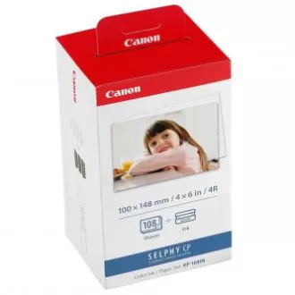 Canon Color Ink Paper Set, KP108IN, KP-108IN, foto papír, 3 balení KP36IN typ lesklý, 3115B001, bílý, CP100, 220, 300, 330, 400, 5 Canon Color Ink Paper Set, KP108IN, KP-108IN, foto papír, 3 balení KP36IN typ lesklý, 3115B001, bílý, CP100, 220, 300, 330, 400, 5