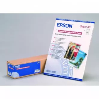 Epson Premium Semigloss Photo Paper, C13S041328, foto papír, pololesklý, bílý, Stylus Photo 1270, 2000P, A3+, 251 g/m2, 20 ks, ink Epson Premium Semigloss Photo Paper, C13S041328, foto papír, pololesklý, bílý, Stylus Photo 1270, 2000P, A3+, 251 g/m2, 20 ks, ink