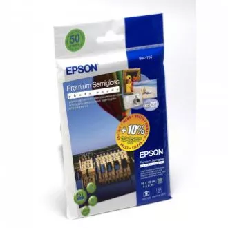 Epson Premium Semigloss Photo Paper, C13S041765, foto papír, lesklý, bílý, 10x15cm, 4x6", 251 g/m2, 50 ks, inkoustový Epson Premium Semigloss Photo Paper, C13S041765, foto papír, lesklý, bílý, 10x15cm, 4x6", 251 g/m2, 50 ks, inkoustový