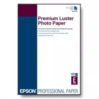 Epson Premium Luster Photo Paper, C13S042123, foto papír, lesklý, bílý, A2, 250 g/m2, 25 ks, inkoustový Epson Premium Luster Photo Paper, C13S042123, foto papír, lesklý, bílý, A2, 250 g/m2, 25 ks, inkoustový