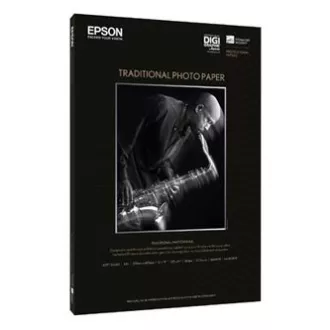 Epson Traditional Photo Paper, C13S045051, foto papír, saténový, bílý, A3+, 330 g/m2, 25 ks, inkoustový Epson Traditional Photo Paper, C13S045051, foto papír, saténový, bílý, A3+, 330 g/m2, 25 ks, inkoustový