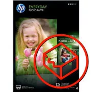 HP Everyday Glossy Photo Paper, poškozený obal, foto papír, lesklý, bílý, A4, 200 g/m2, 100 ks, Q2510A, inkoustový