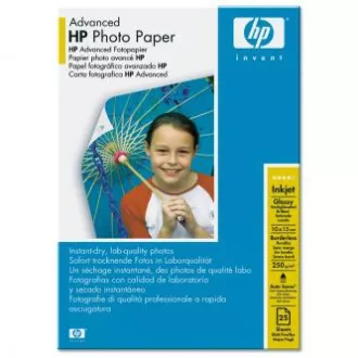HP Advanced Glossy Photo Paper, Q8691A, foto papír, bez okrajů typ lesklý, zdokonalený typ bílý, 10x15cm, 4x6", 250 g/m2, 25 ks, i HP Advanced Glossy Photo Paper, Q8691A, foto papír, bez okrajů typ lesklý, zdokonalený typ bílý, 10x15cm, 4x6", 250 g/m2, 25 ks, i