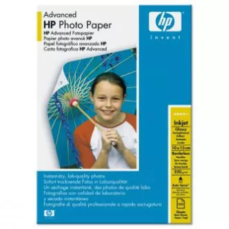 HP Advanced Glossy Photo Paper, Q8692A, foto papír, bez okrajů typ lesklý, zdokonalený typ bílý, 10x15cm, 4x6", 250 g/m2, 100 ks, HP Advanced Glossy Photo Paper, Q8692A, foto papír, bez okrajů typ lesklý, zdokonalený typ bílý, 10x15cm, 4x6", 250 g/m2, 100 ks,