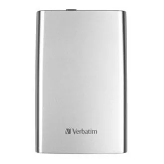 Verbatim externí pevný disk, Store N Go, 2.5", USB 3.0 (3.2 Gen 1), 2TB, 53189, stříbrný Verbatim externí pevný disk, Store N Go, 2.5", USB 3.0 (3.2 Gen 1), 2TB, 53189, stříbrný