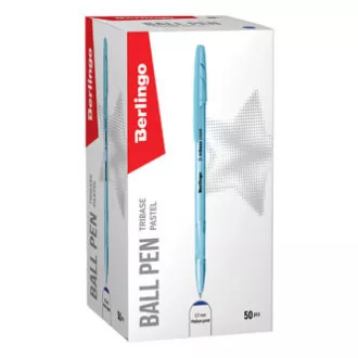 Berlingo, pero kuličkové, modré, 50ks, 0.7mm, Tribase pastel Berlingo, pero kuličkové, modré, 50ks, 0.7mm, Tribase pastel