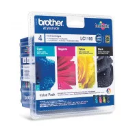 Brother LC-1100 (LC1100VALBP) - cartridge, black + color (černá + barevná)