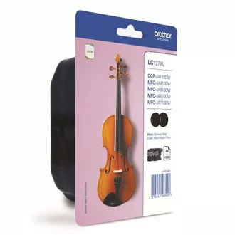 Brother LC-127-XL (LC127XLBKBP2) - cartridge, black (černá) 2ks Brother LC-127-XL (LC127XLBKBP2) - cartridge, black (černá) 2ks