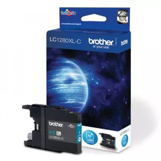 Brother LC-1280-XL (LC1280XLC) - cartridge, cyan (azurová)