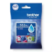 Brother LC-552-XL (LC552XLC) - cartridge, cyan (azurová)