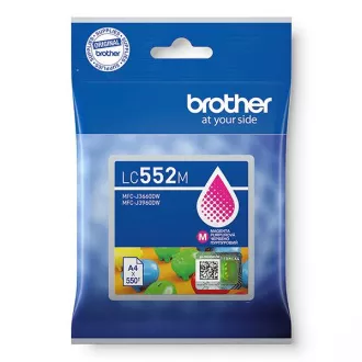 Brother LC-552 (LC552M) - cartridge, magenta (purpurová) Brother LC-552 (LC552M) - cartridge, magenta (purpurová)