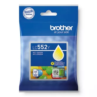 Brother LC-552 (LC552Y) - cartridge, yellow (žlutá) Brother LC-552 (LC552Y) - cartridge, yellow (žlutá)