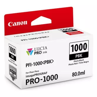 Canon PFI-1000 (0546C001) - cartridge, photoblack (fotočerná) Canon PFI-1000 (0546C001) - cartridge, photoblack (fotočerná)