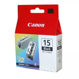 Canon BCI-15 (8190A002) - cartridge, black (černá) 2ks Canon BCI-15 (8190A002) - cartridge, black (černá) 2ks