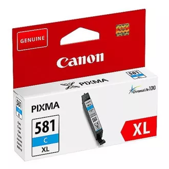 Canon CLI-581-XL (2049C001) - cartridge, cyan (azurová) Canon CLI-581-XL (2049C001) - cartridge, cyan (azurová)