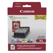 Canon CLI-581-XL (5437C004) - cartridge, black + color (černá + barevná)