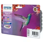 Epson T0807 (C13T08074011) - cartridge, black + color (černá + barevná)