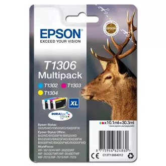 Epson T1306 (C13T13064012) - cartridge, color (barevná) Epson T1306 (C13T13064012) - cartridge, color (barevná)