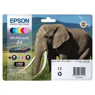 Epson T2428 (C13T24284011) - cartridge, black + color (černá + barevná) Epson T2428 (C13T24284011) - cartridge, black + color (černá + barevná)