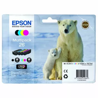 Epson T2616 (C13T26164010) - cartridge, black + color (černá + barevná) Epson T2616 (C13T26164010) - cartridge, black + color (černá + barevná)