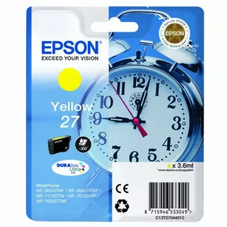 Epson T2704 (C13T27044010) - cartridge, yellow (žlutá) Epson T2704 (C13T27044010) - cartridge, yellow (žlutá)