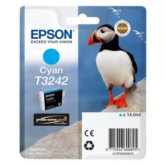 Epson T3242 (C13T32424010) - cartridge, cyan (azurová) Epson T3242 (C13T32424010) - cartridge, cyan (azurová)