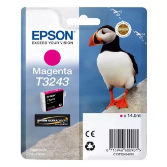 Epson T3243 (C13T32434010) - cartridge, magenta (purpurová) Epson T3243 (C13T32434010) - cartridge, magenta (purpurová)