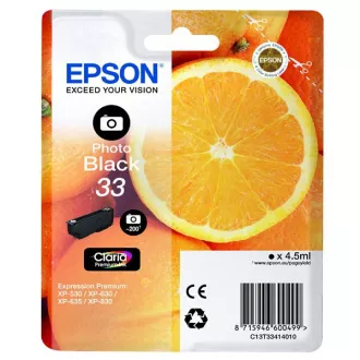 Epson T3341 (C13T33414010) - cartridge, black (černá) Epson T3341 (C13T33414010) - cartridge, black (černá)