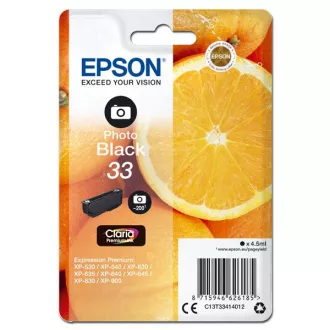 Epson T3341 (C13T33414012) - cartridge, photoblack (fotočerná) Epson T3341 (C13T33414012) - cartridge, photoblack (fotočerná)