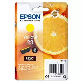 Epson T3344 (C13T33444012) - cartridge, yellow (žlutá) Epson T3344 (C13T33444012) - cartridge, yellow (žlutá)