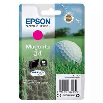 Epson T3463 (C13T34634010) - cartridge, magenta (purpurová) Epson T3463 (C13T34634010) - cartridge, magenta (purpurová)