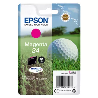 Epson T3463 (C13T34634020) - cartridge, magenta (purpurová)