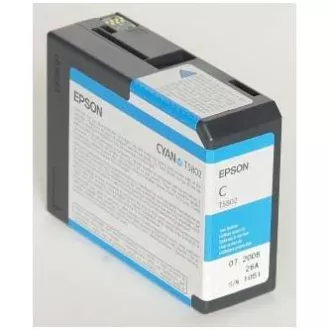 Epson T5802 (C13T580200) - cartridge, cyan (azurová) Epson T5802 (C13T580200) - cartridge, cyan (azurová)