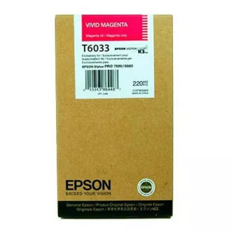 Epson T6033 (C13T603300) - cartridge, magenta (purpurová) Epson T6033 (C13T603300) - cartridge, magenta (purpurová)