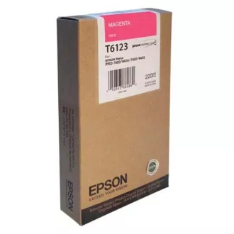 Epson T6123 (C13T612300) - cartridge, magenta (purpurová) Epson T6123 (C13T612300) - cartridge, magenta (purpurová)