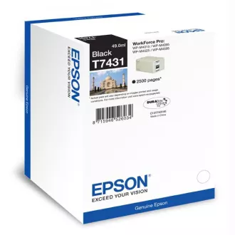 Epson T7431 (C13T74314010) - cartridge, black (černá) Epson T7431 (C13T74314010) - cartridge, black (černá)
