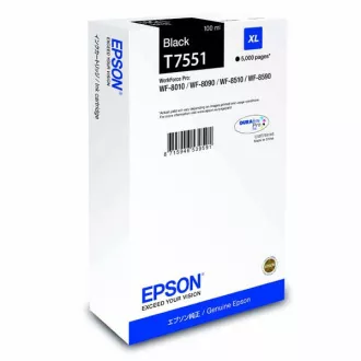 Epson T7551 (C13T755140) - cartridge, black (černá) Epson T7551 (C13T755140) - cartridge, black (černá)