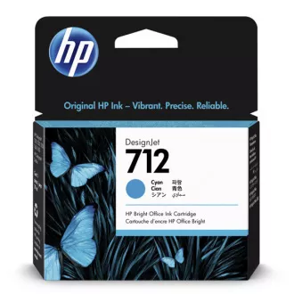 HP 712 (3ED67A) - cartridge, cyan (azurová)