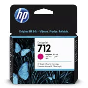 HP 712 (3ED68A) - cartridge, magenta (purpurová)