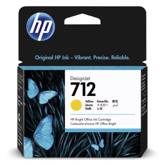 HP 712 (3ED69A) - cartridge, yellow (žlutá) HP 712 (3ED69A) - cartridge, yellow (žlutá)