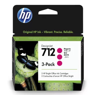 HP 712 (3ED78A) - cartridge, magenta (purpurová) HP 712 (3ED78A) - cartridge, magenta (purpurová)