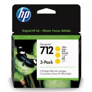 HP 712 (3ED79A) - cartridge, yellow (žlutá)