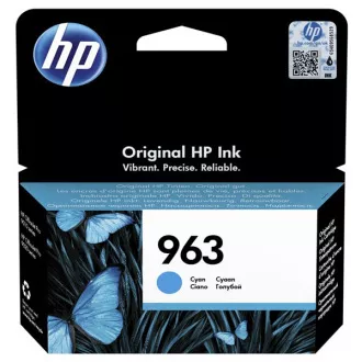 HP 963 (3JA23AE) - cartridge, cyan (azurová) HP 963 (3JA23AE) - cartridge, cyan (azurová)