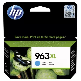HP 963-XL (3JA27AE) - cartridge, cyan (azurová) HP 963-XL (3JA27AE) - cartridge, cyan (azurová)