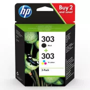 HP 303 (3YM92AE) - cartridge, black + color (černá + barevná)