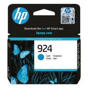HP 924 (4K0U3NE#301) - cartridge, cyan (azurová)