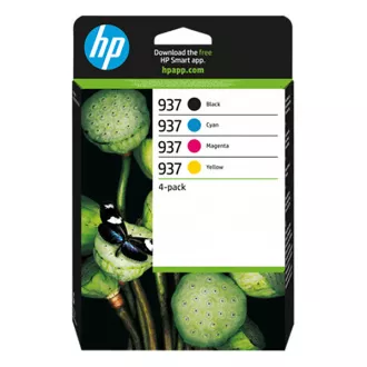 HP 937 (6C400NE) - cartridge, black + color (černá + barevná)