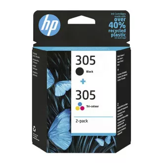 HP 305 (6ZD17AE) - cartridge, black + color (černá + barevná) HP 305 (6ZD17AE) - cartridge, black + color (černá + barevná)