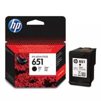 HP 651 (C2P10AE) - cartridge, black (černá)